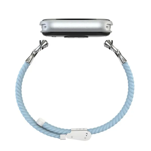 BRAIDED Nylonový remienok pre Xiaomi Smart Band 10 / 9 / 8 modrý