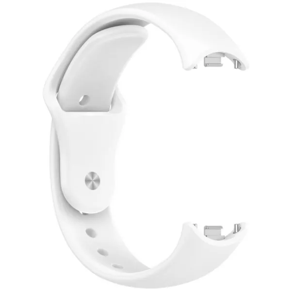 BUTTERFLY Vymeniteľný remienok pre Xiaomi Smart Band 10 / 9 / 8 biely