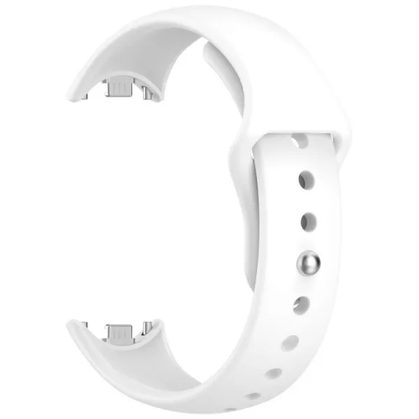 BUTTERFLY Vymeniteľný remienok pre Xiaomi Smart Band 10 / 9 / 8 biely