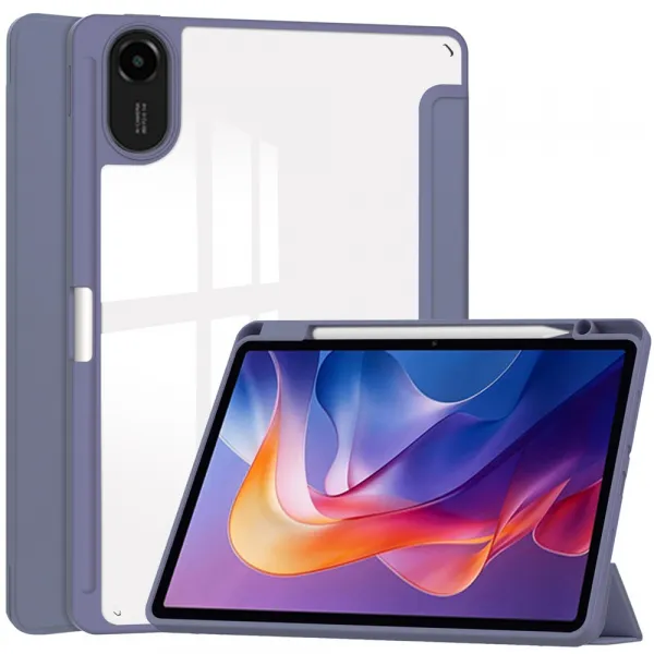 CRYSTAL Zaklápacie puzdro Xiaomi Redmi Pad 2 fialové