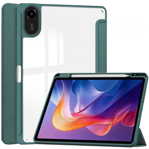CRYSTAL Zaklápacie puzdro Xiaomi Redmi Pad 2 tmavozelené