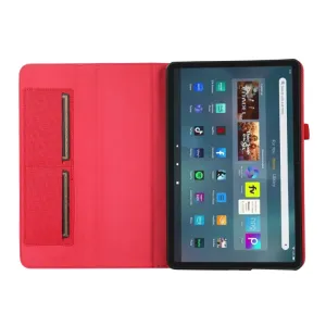 FABRIC Zaklápací kryt pre Amazon Fire Max 11 červený