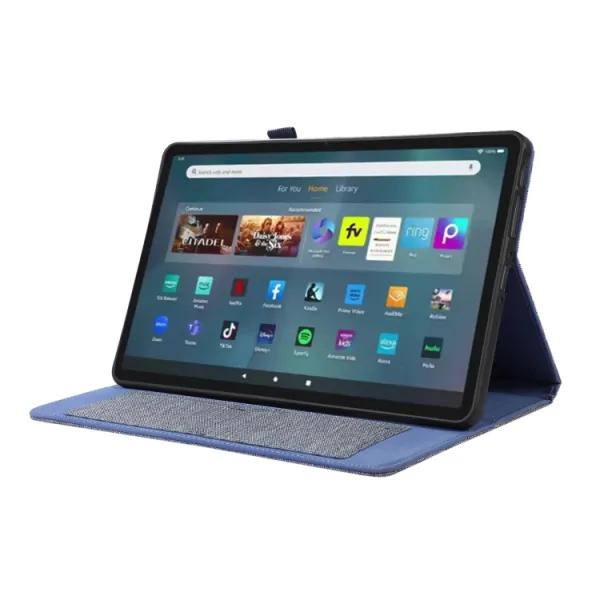 FABRIC Zaklápací kryt pre Amazon Fire Max 11 modrý