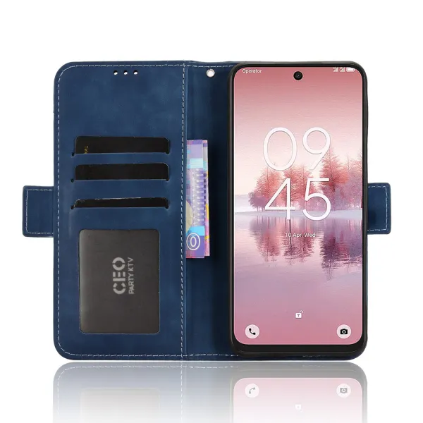 SLOT Peňaženkový obal pre TCL 60 SE NxtPaper 5G modrý