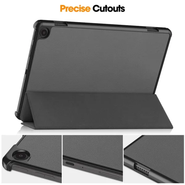 LEATHER Zaklápací kryt pre Amazon Fire Max 11 šedý