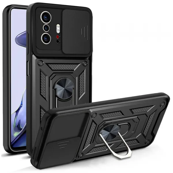 RING CAMERA Kryt s držiakom pre Xiaomi 11T / 11T Pro čierny