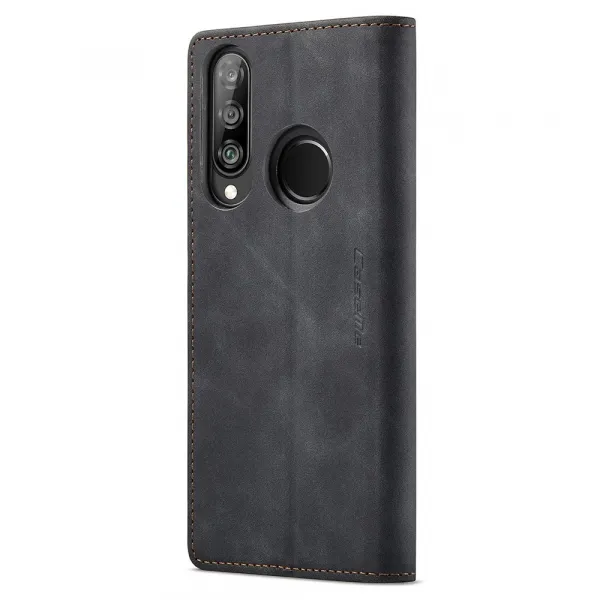 CASEME Flipové puzdro pre Huawei P30 Lite čierne