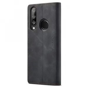 CASEME Flipové puzdro pre Huawei P30 Lite čierne