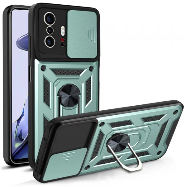 RING CAMERA Kryt s držiakom pre Xiaomi 11T / 11T Pro zelený