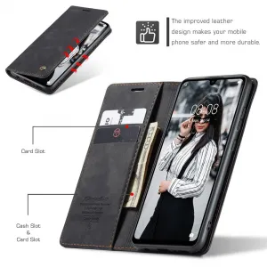 CASEME Flipové puzdro pre Huawei P30 Lite čierne