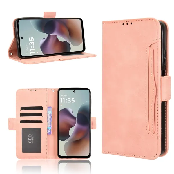 SLOT Peňaženkový obal pre Motorola Moto G56 5G ružový