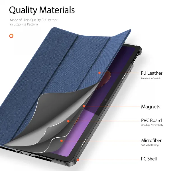 DUX DOMO Zaklápacie puzdro pre Xiaomi Redmi Pad 2 modré