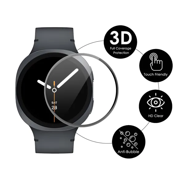 ENKAY 2x 3D Ochranná fólia pre Samsung Galaxy Watch8 44mm
