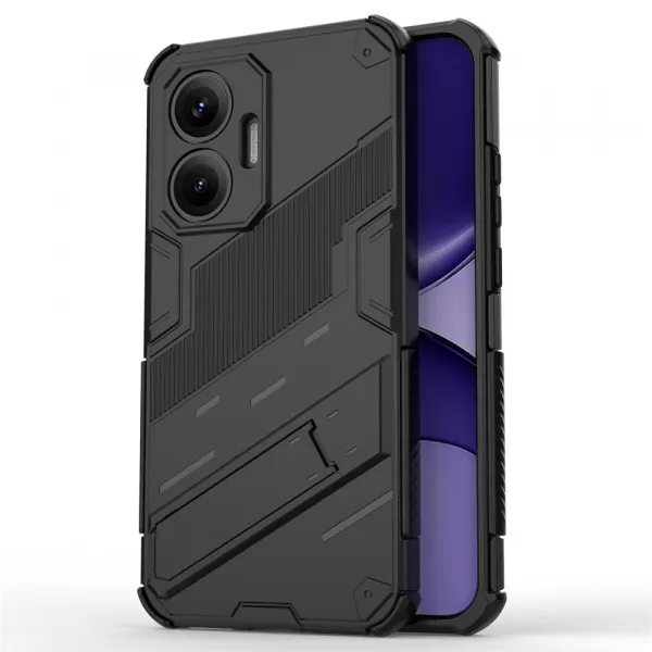 BIB Ochranný obal so stojanom pre Xiaomi Poco F7 čierny