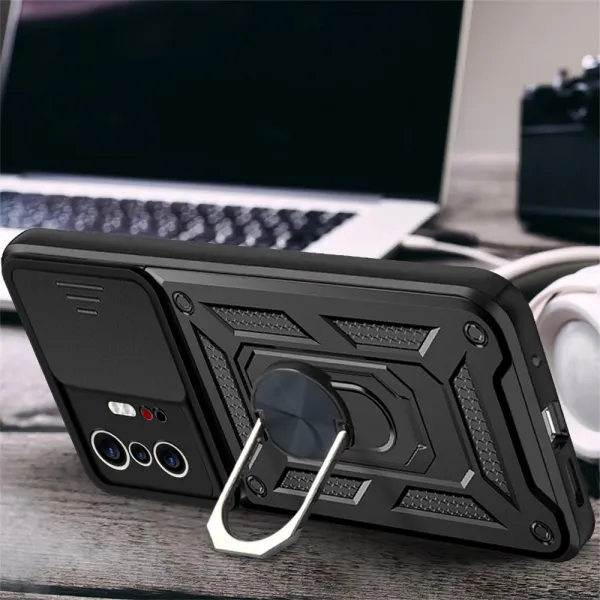 RING CAMERA Kryt s držiakom pre Xiaomi 11T / 11T Pro čierny