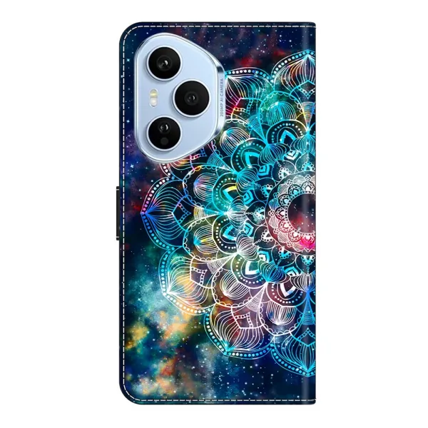 ART Peňaženkový kryt pre Honor 400 Pro 5G MANDALA FLOWER