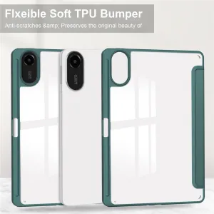 CRYSTAL Zaklápacie puzdro Xiaomi Redmi Pad 2 tmavozelené