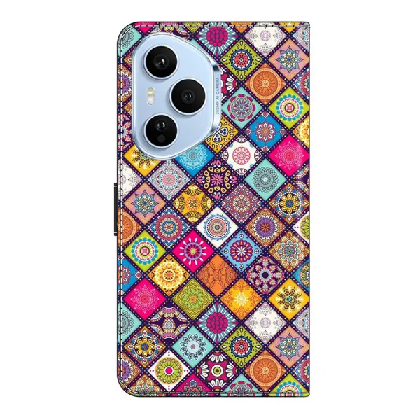 ART Peňaženkový kryt pre Honor 400 Pro 5G COLORFUL MANDALA