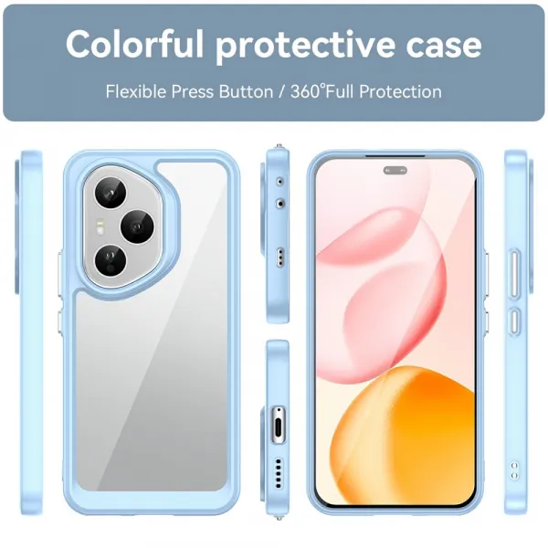 CRYSTAL Ochranný obal pre Honor 400 Pro 5G modrý