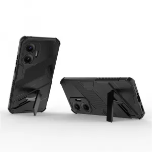 BIB Ochranný obal so stojanom pre Xiaomi Poco F7 čierny