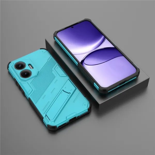 BIB Ochranný obal so stojanom pre Xiaomi Poco F7 modrý