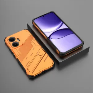 BIB Ochranný obal so stojanom pre Xiaomi Poco F7 oranžový