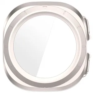 PC FULL COVER Plastový kryt so sklom pre Samsung Galaxy Watch Ultra / Watch Ultra 2025 STARLIGHT