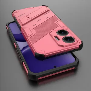 BIB Ochranný obal so stojanom pre Xiaomi Poco F7 ružový