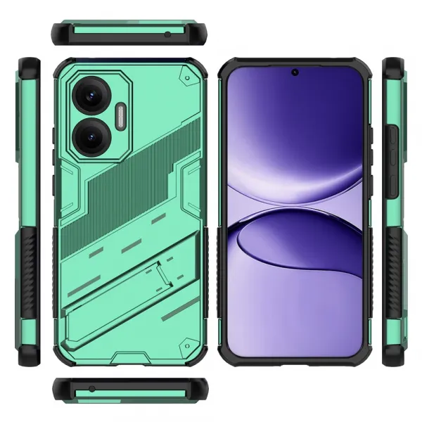 BIB Ochranný obal so stojanom pre Xiaomi Poco F7 zelený