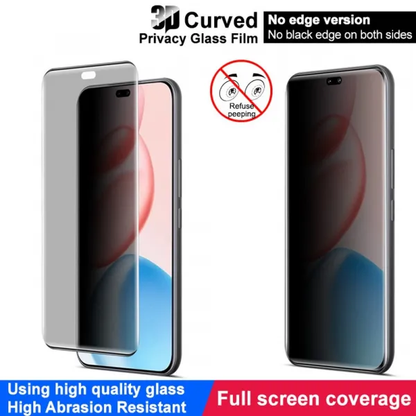 IMAK 3D PRIVACY Tvrdené ochranné sklo pre Honor 400 Pro 5G