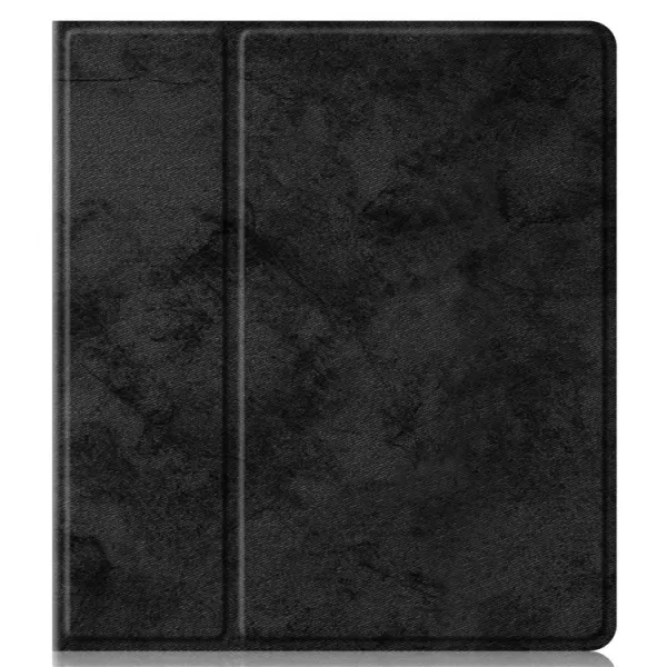 LEATHER Zaklápacie puzdro pre Amazon Kindle Scribe 2024 / Kindle Scribe 2022 čierne