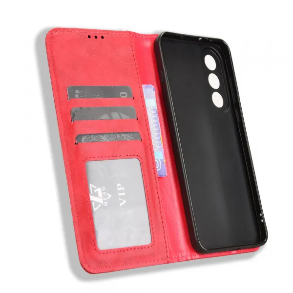 BUSINESS Peňaženkové puzdro pre OnePlus Nord 5 5G červené