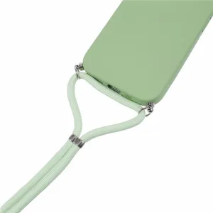 PROTEMIO ROPE Kryt so šnúrkou Apple iPhone 16 Pro svetlozelený