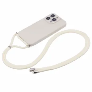 PROTEMIO ROPE Kryt so šnúrkou Apple iPhone 16 Pro béžový