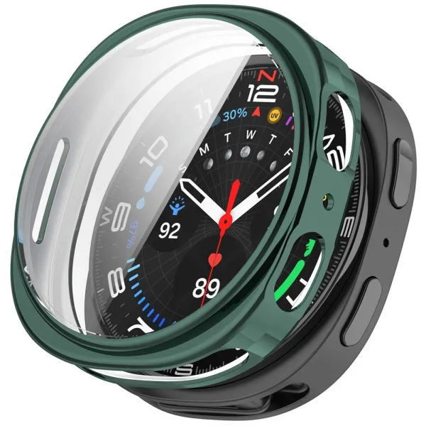 TPU FULL COVER Kryt pre Samsung Galaxy Watch8 44mm zelený