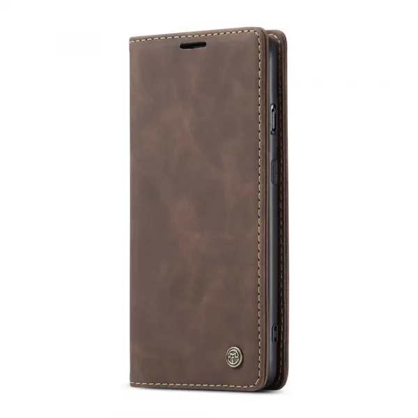 CASEME Flipové puzdro pre OnePlus 8T tmavohnedé