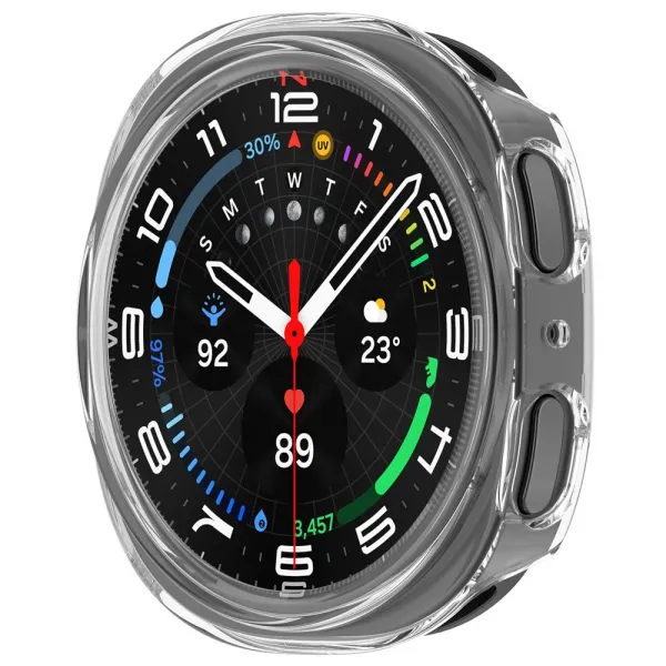 PC HALF COVER Plastový kryt Samsung Galaxy Watch8 44mm priehľadný