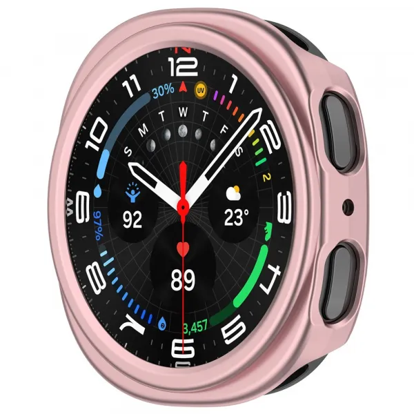 PC HALF COVER Plastový kryt Samsung Galaxy Watch8 44mm ružový