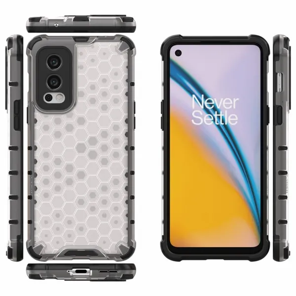 HONEYCOMB Ochranný kryt OnePlus Nord 2 5G priehľadný