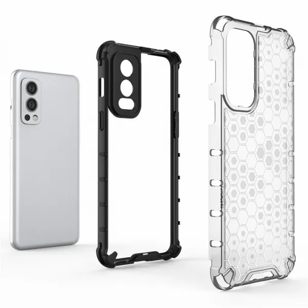 HONEYCOMB Ochranný kryt OnePlus Nord 2 5G čierny