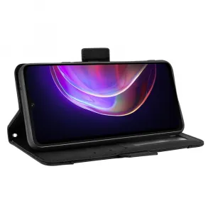 SLOT Peňaženkový obal pre Vivo V21 5G čierny