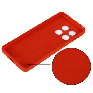RUBBER Ochranný obal pre OnePlus 10 Pro 5G červený