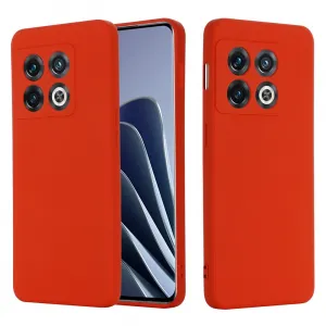 RUBBER Ochranný obal pre OnePlus 10 Pro 5G červený