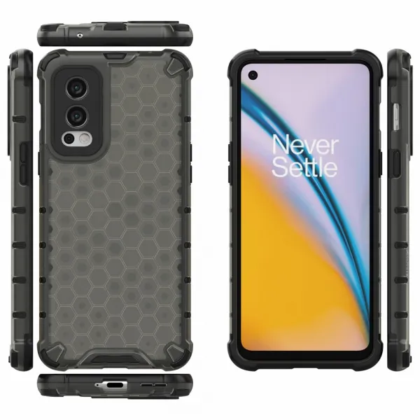 HONEYCOMB Ochranný kryt OnePlus Nord 2 5G čierny