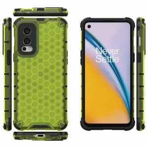 HONEYCOMB Ochranný kryt OnePlus Nord 2 5G zelený