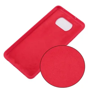 RUBBER Ochranný obal pre Xiaomi Poco X3 NFC / X3 Pro červený