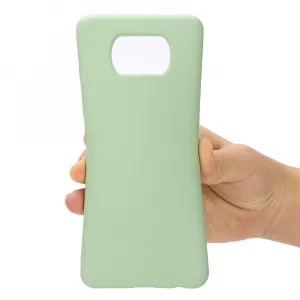 RUBBER Ochranný obal pre Xiaomi Poco X3 NFC / X3 Pro zelený