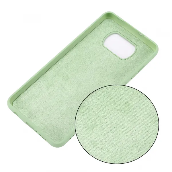 RUBBER Ochranný obal pre Xiaomi Poco X3 NFC / X3 Pro zelený