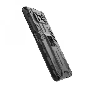SUPERSONIC Ochranný obal so stojanom pre Xiaomi Poco X3 NFC / X3 Pro strieborný