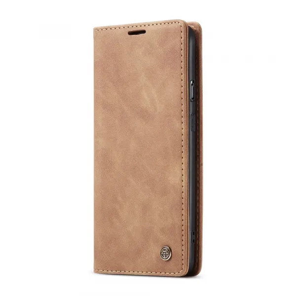 CASEME Flipové puzdro pre OnePlus 8T svetlohnedé